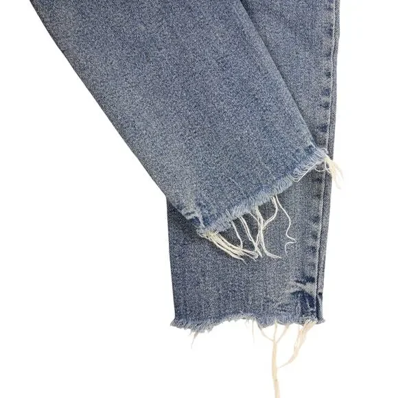 Free People We the Free Distressed Frayed Hem Jeans, 30 - Picture 7 of 11